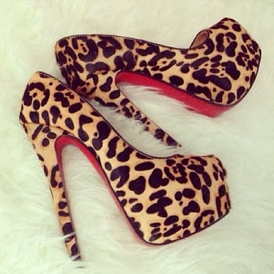 leopard print heels louboutins