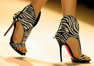 zebra print sandal