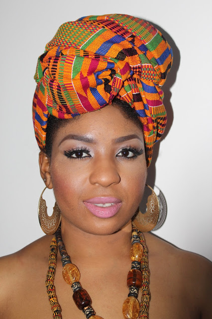 african fashion week london head wrap street style