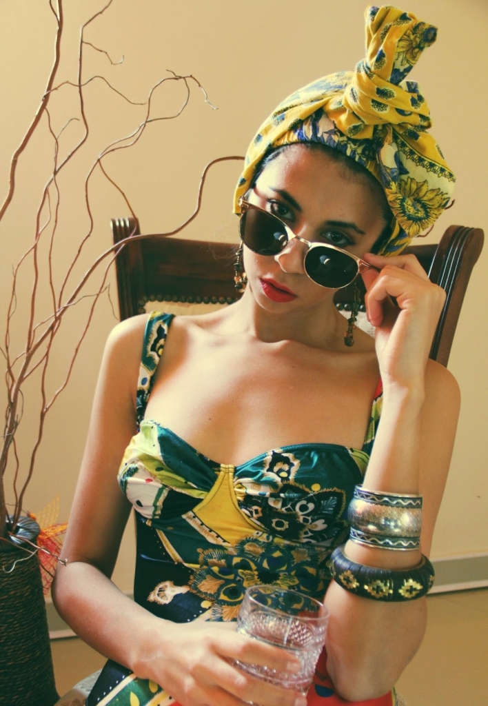 THE LOOK | VINTAGE AFRICAN PRINT | ANDREEA MIRON